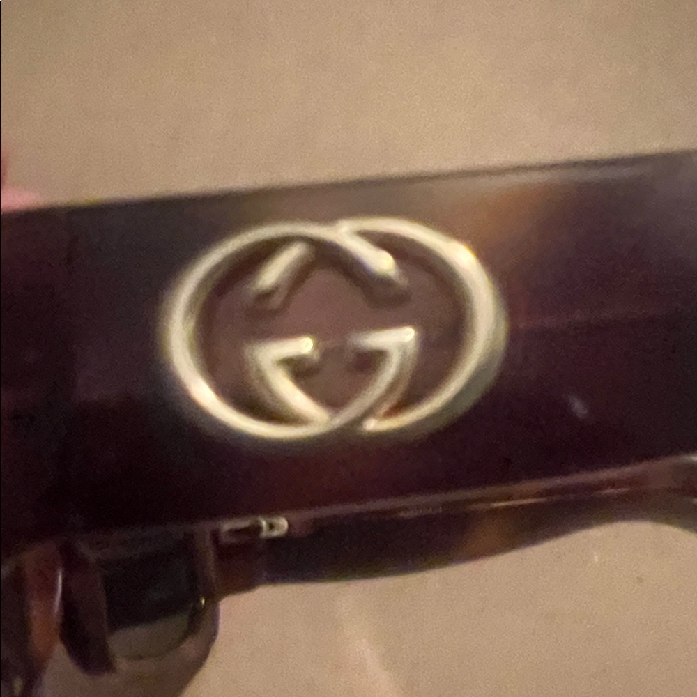 Gucci Tortoise Shell Frames Brown Sunglasses In B… - image 4